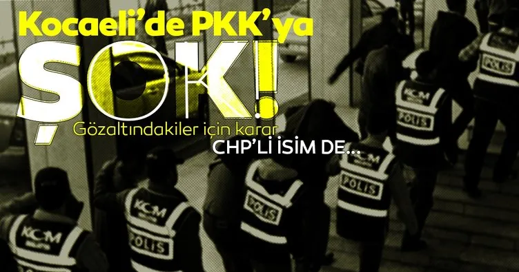 Kocaeli'de PKK/KCK operasyonunda gözaltına alınan 22 şüpheli adliyede