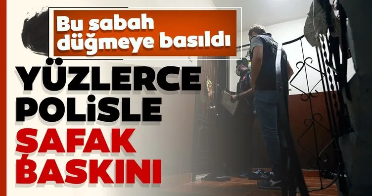 Son dakika! İstanbul’da uyuşturucu operasyonu! 35 adrese baskın