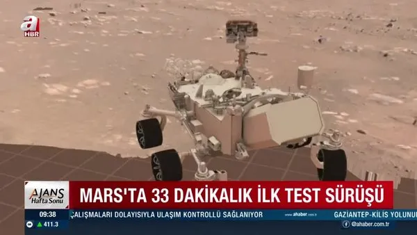 Perseverance Mars'ta ilk test sürüşünü gerçekleştirdi |Video