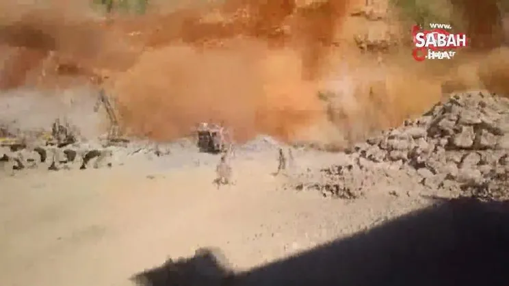 Hindistan’da taş ocağında toprak kayması: En az 12 işçi toprak altında kaldı | Video
