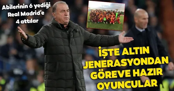 İşte Galatasaray'ın altın jenerasyonu! Görev bekliyorlar...