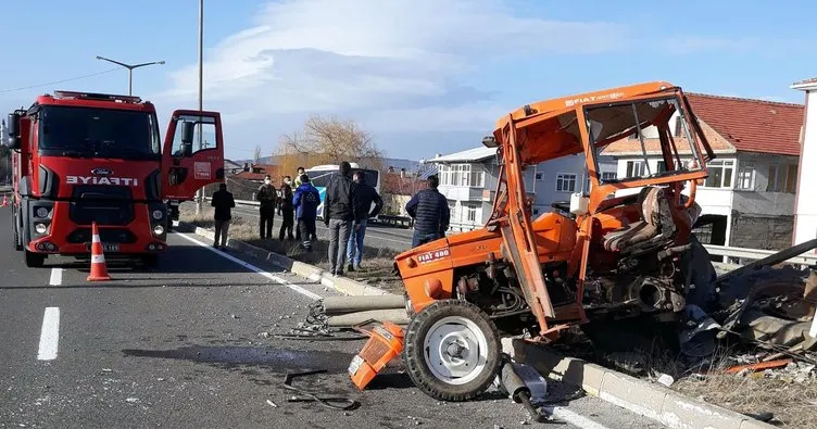 Traktör sürücüsü hayatını kaybetti
