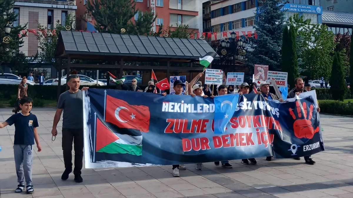 85 Haftadır Devam Eden Direniş: Erzincan'daki Sağlık Çalışanları Gazze'ye Destek Vermeye Devam Ediyor!