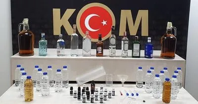 Çorum’da sahte alkol operasyonu #corum
