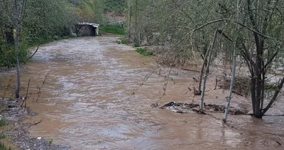 Sağanak ve kar erimesi taşkın getirdi