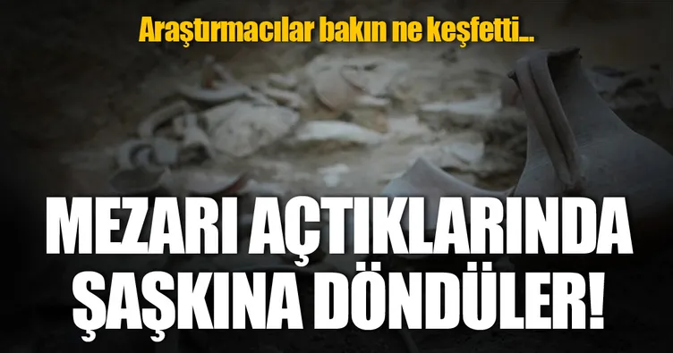Mezarı açtıklarında şaşkına döndüler!