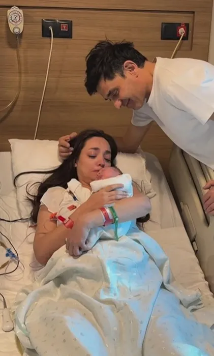 Cansel Elçin’den 40 günlük oğlu Atlas ile yeni paylaşım geldi! Baba olmanın keyfini sürüyor...