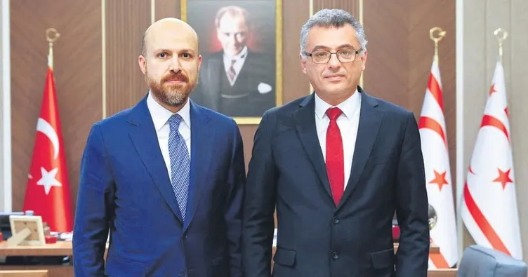 Bilal Erdoğan’dan Erhürman’a ziyaret