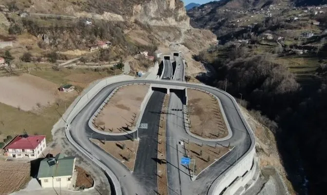 Yeni Zigana Tünelini 10 ayda 2 milyonun üzerinde araç kullandı