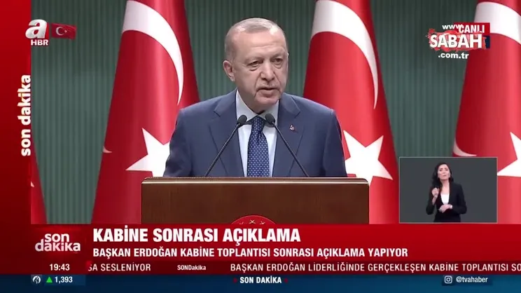 SON DAKİKA | Kabine Toplantısı sona erdi! Başkan Erdoğan alınan kararları tek tek açıkladı | Video