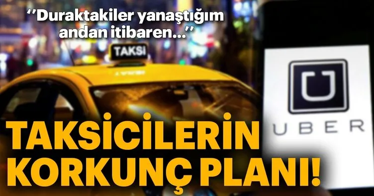 İstanbul’da UBER sürücüsünü taksiciler darp etti
