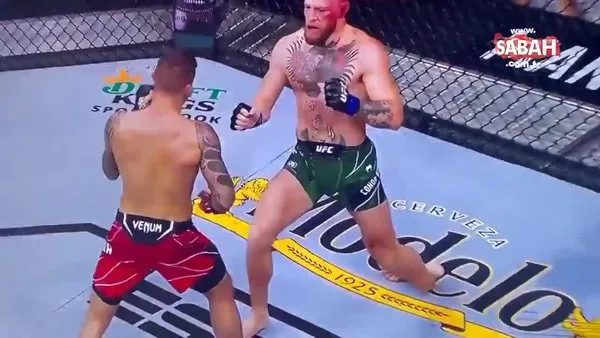 UFC'de Conor McGregor'un ayağı kırıldı! İşte o görüntüler | Video