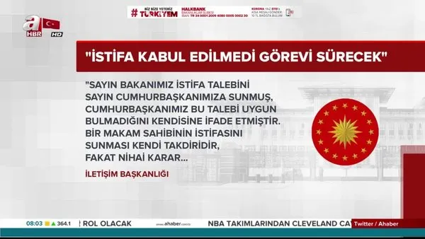 Son dakika: Cumhurbaşkanlığı'ndan Süleyman Soylu'nun istifa kararı hakkında flaş açıklama | Video