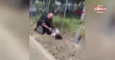 ABD’li polisin 14 yaşındaki çocuğu darp ettiği anlar kamerada | Video