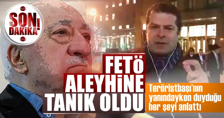Gazeteci Cüneyt Özdemir FETÖ aleyhine tanık oldu