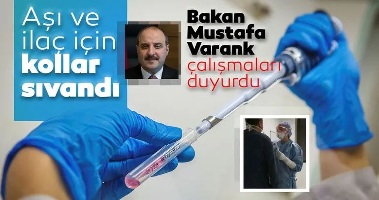 Son dakika | Corona virüse karşı aşı çalışmaları! Bakan Mustafa Varank’tan önemli açıklamalar