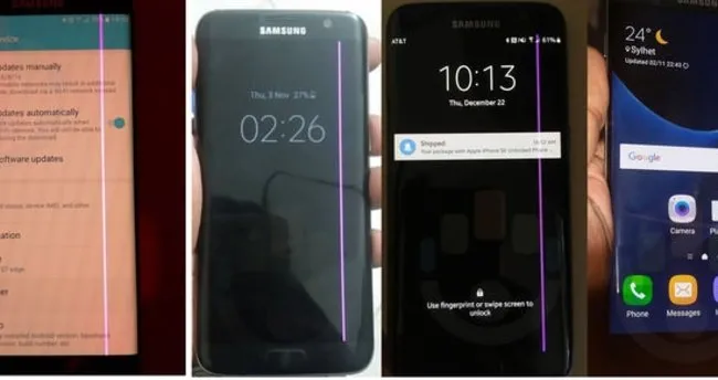 Galaxy S7 edge’lerde şoke eden sorun!