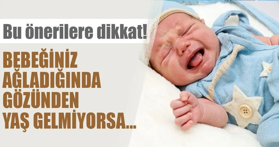 bebegin tek gozunden yas gelmesi