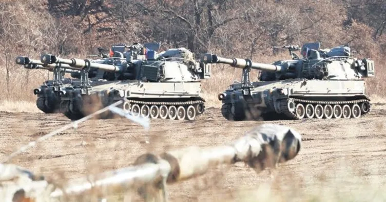 Kore sınırında uyarı ateşi tansiyonu yükseltti