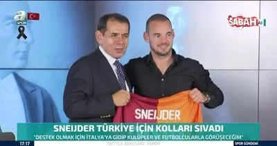 Galatasaray’ın eski yıldızı Wesley Sneijder’den duygulandıran sözler! Türkiye benim ikinci vatanım dedi harekete geçti... | Video