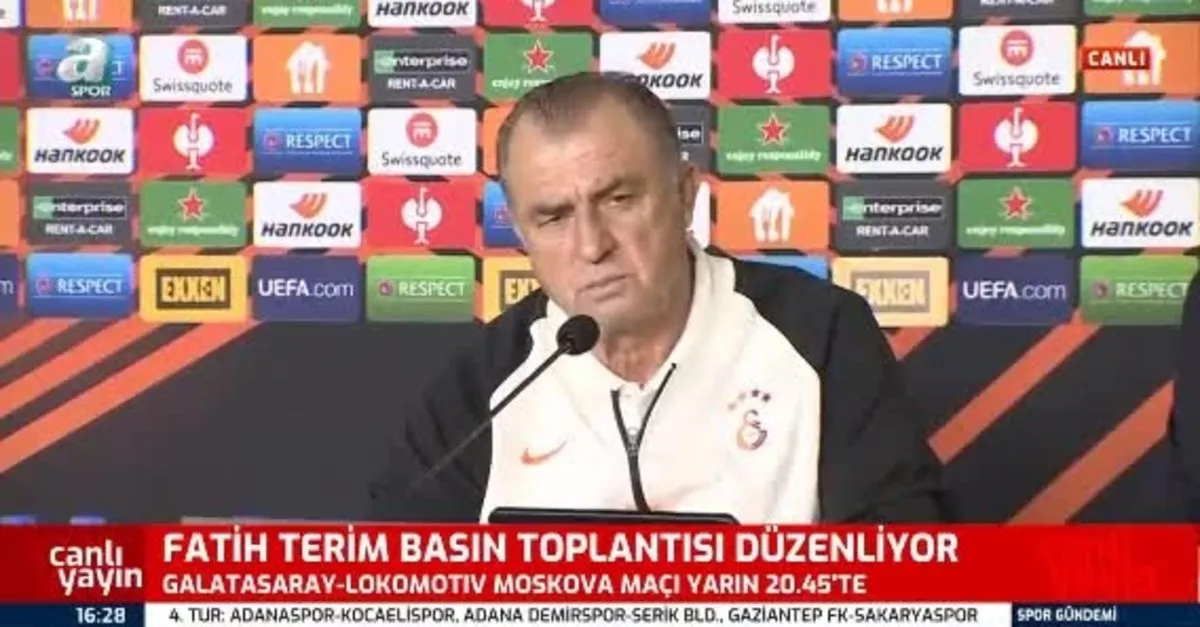 Fatih Terim, Lokomotiv Moskova maçı öncesi konuştu!