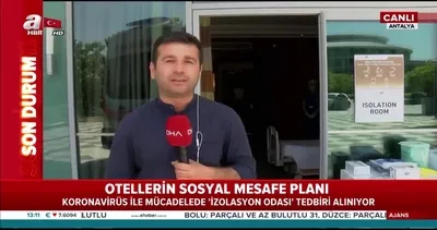 Otellerde koronavirüs önlemleri | Video