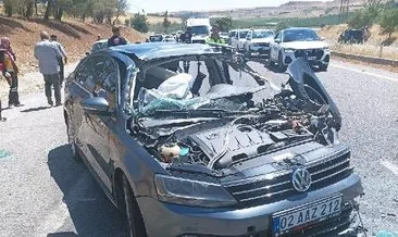 Adıyaman'da araç TIR'a çarptı: Aynı aileden 4 yaralı! #adiyaman