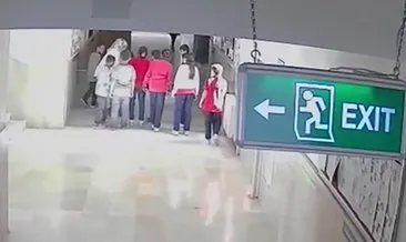 Nefes borusuna mandalina dilimi takılan öğrenciyi, öğretmenin Heimlich manevrası kurtardı #sivas