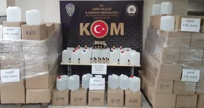 İzmir'de yılbaşı öncesi rekor düzeyde sahte etil alkol ele geçirildi #izmir