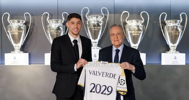 Real Madrid, Federico Valverde’nin sözleşmesini 2029’a kadar uzattı Real Madrid, Federico Valverde’nin sözleşmesini 2029’a kadar uzattı