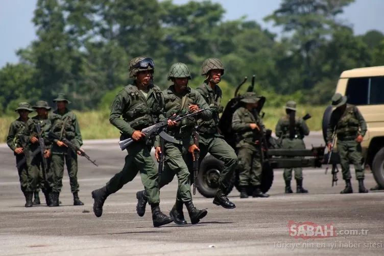 Venezuela, savaşa hazırlanıyor! Sınırda askeri hareketlilik