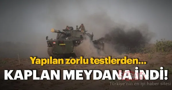 Kaplan MT testlerden başarıyla geçti! Artık göreve hazır durumda