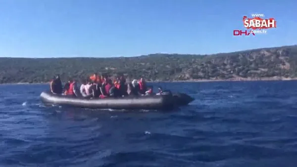 Türkiye'den kaçarak Yunanistan'a gitmeye çalışan kaçak göçmenler milli yüzücünün dikkati sayesinde Çanakkale'ye getirildi!