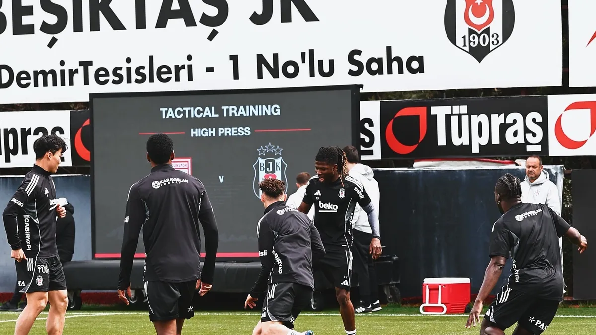 Beşiktaş kondisyon ve taktik çalıştı!
