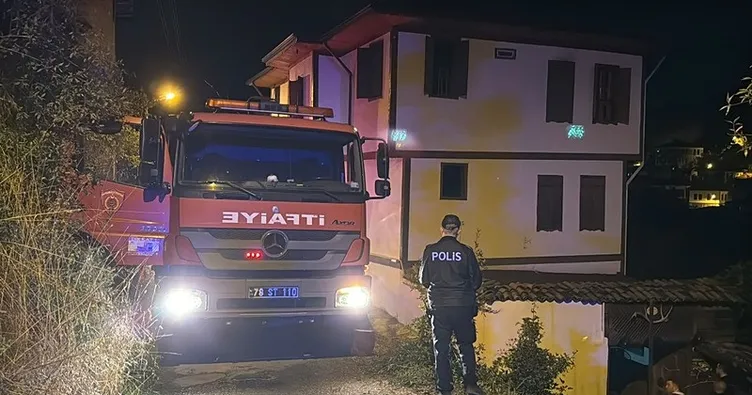 Safranbolu’da tarihi konakta yangın