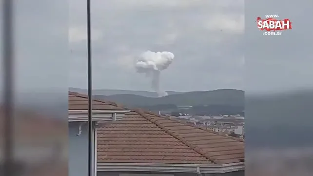 Son Dakika Haberi: Sakarya patlama ile sarsıldı! İşte Sakarya'daki şiddetli patlamadan ilk görüntüler! | Video