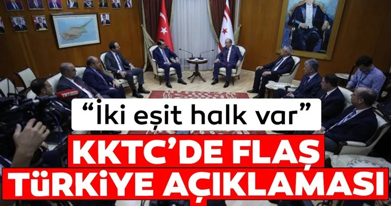 KKTC’de önemli açıklamalar: Türk hükümetinin kararlılığı bizler için mühimdir