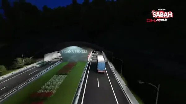 Zigana Tüneli'nde sona yaklaşıldı | Video