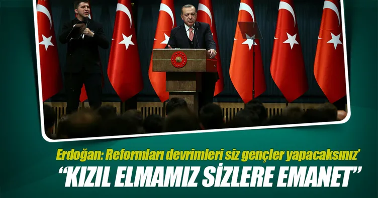 Kızıl elmamız sizlere emanet