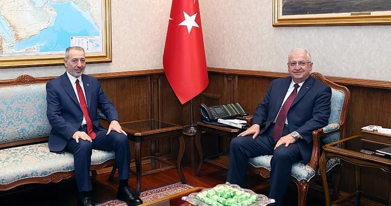 Bakan Güler, Irak Türkmen Cephesi Siyasi Büro Üyesi Aydın Maruf’u kabul etti