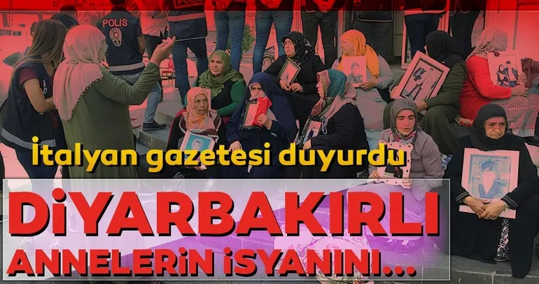 Diyarbakırlı annelerin isyanına İtalyan gazetesinden destek
