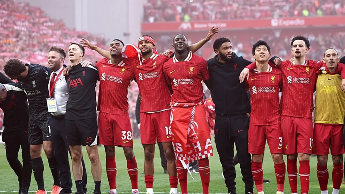 Avrupa'nın 5 büyük liginde şampiyonluğunu ilan eden ikinci takım Liverpool oldu