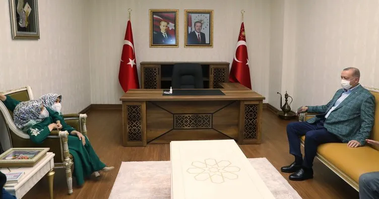 Başkan Erdoğan, siyam ikizleri ile bir araya geldi