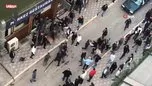 Elazığ’da iki grup arasında kavga kamerada: Masa ve sandalyeler havada uçuştu | Video