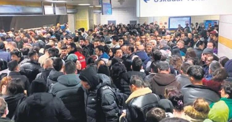 Metro arızası İstanbulluyu perişan etti