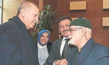 Ahmet Dede’nin Erdoğan’ı görme hayali gerçekleşti