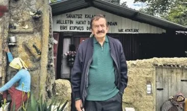 Atıkları sanata dönüştürdü