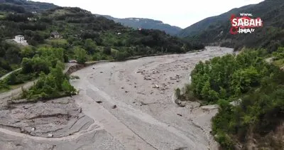Selin yıktığı köprü ve yollar böyle görüntülendi | Video