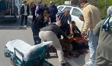 Yolun karşısına geçmek istemişti: Cip çarptı! #duzce