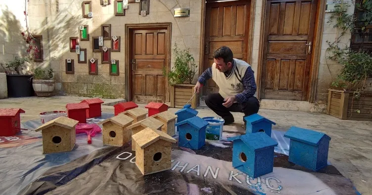 Belediyeden kuş evleri Son Dakika Haberler